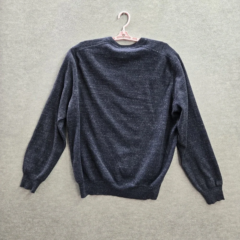 Polo‎ Ralph Lauren Men Sweater XL Blue Long Sleeve Logo Cotton Pullover Knit